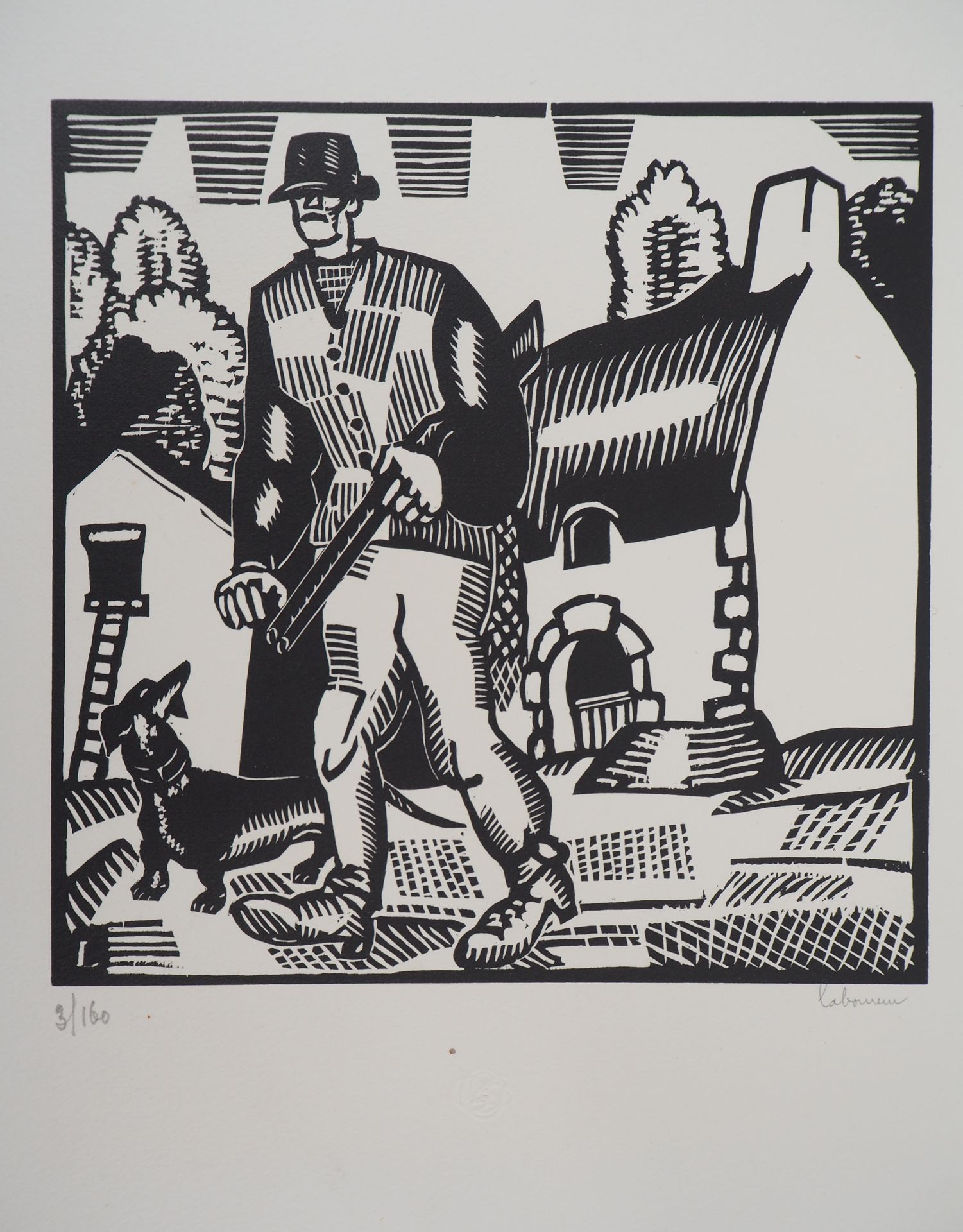 Jean-Emile LABOUREUR Jean Emile LABOUREUR

Il cacciatore rustico, 1926

xilograf&hellip;