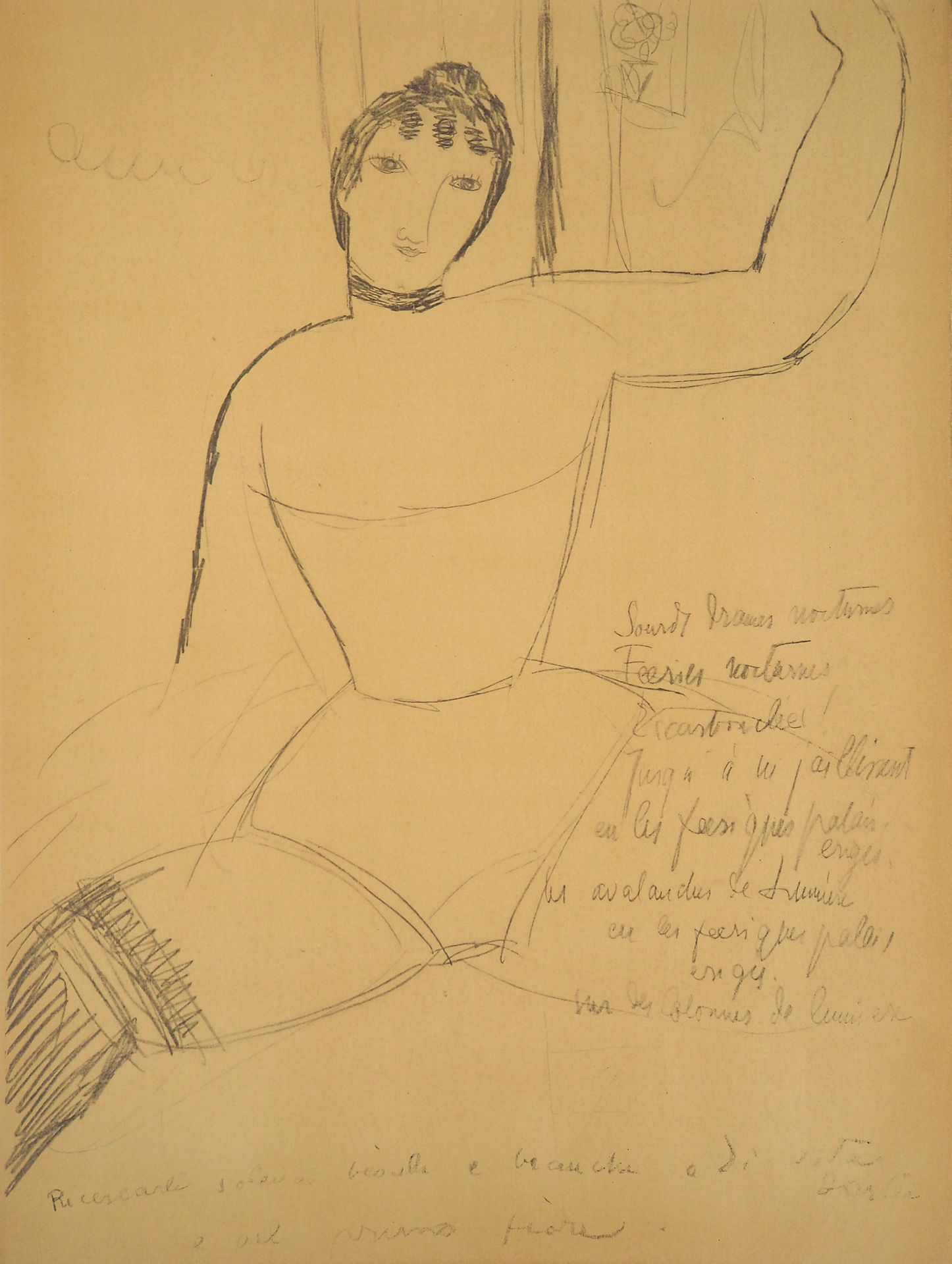 Amedeo Modigliani Amedeo MODIGLIANI (1884-1920)（后）。

杂技演员

根据艺术家的画作制作的石版画

Arche&hellip;