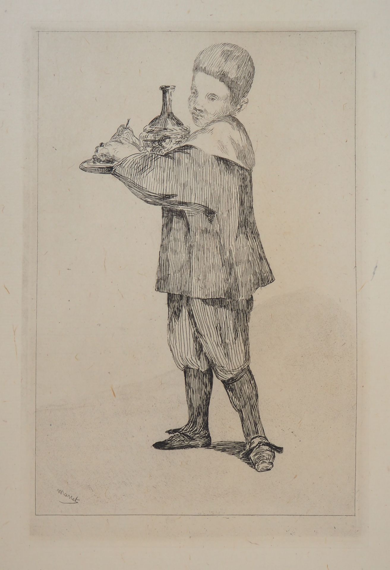 Edouard MANET Edouard MANET

Niño llevando una bandeja, 1861

Grabado original (&hellip;