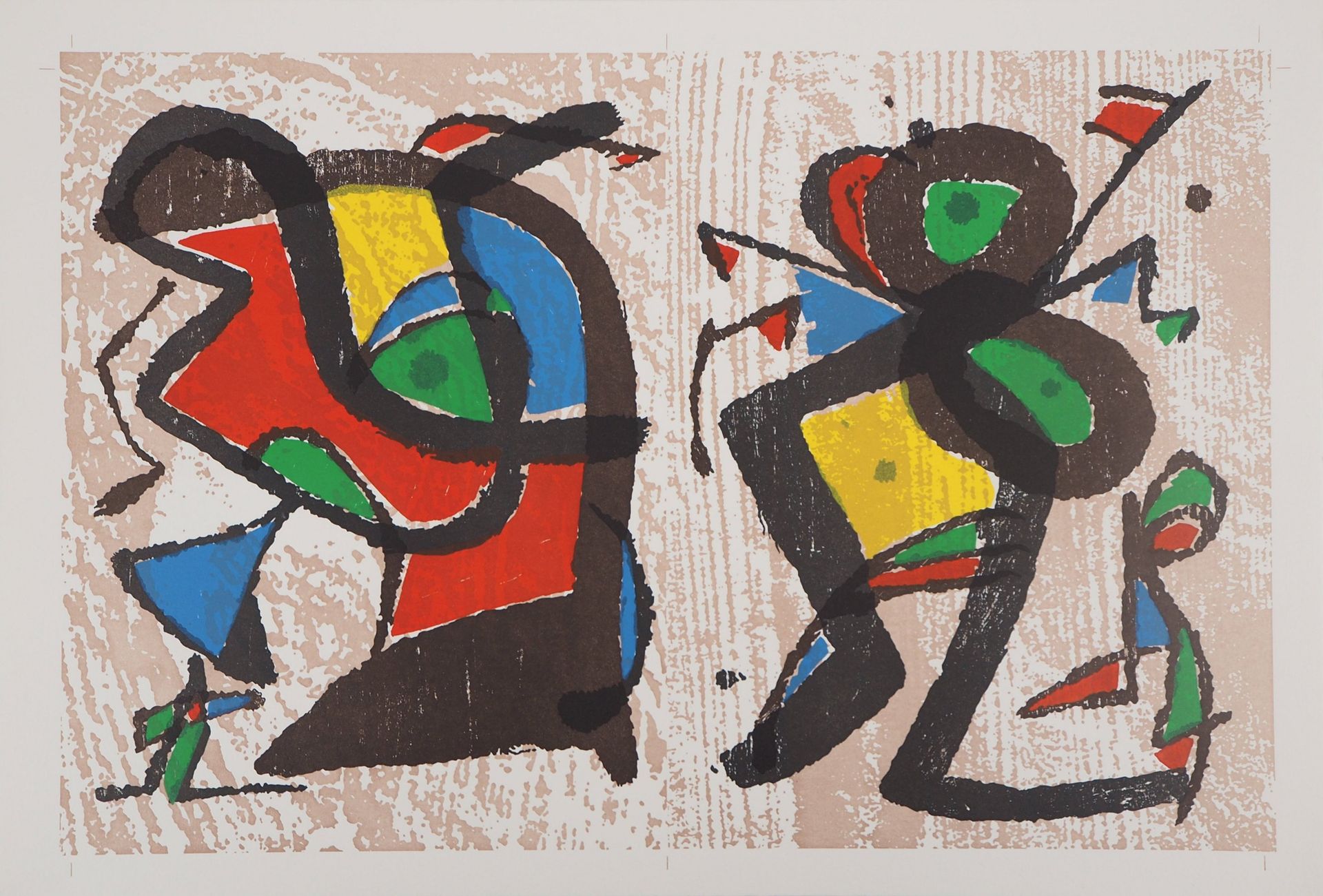 Joan Miro Joan MIRO

Verführung, 1984

Original-Holzstich

Auf Arches-Gewebepapi&hellip;