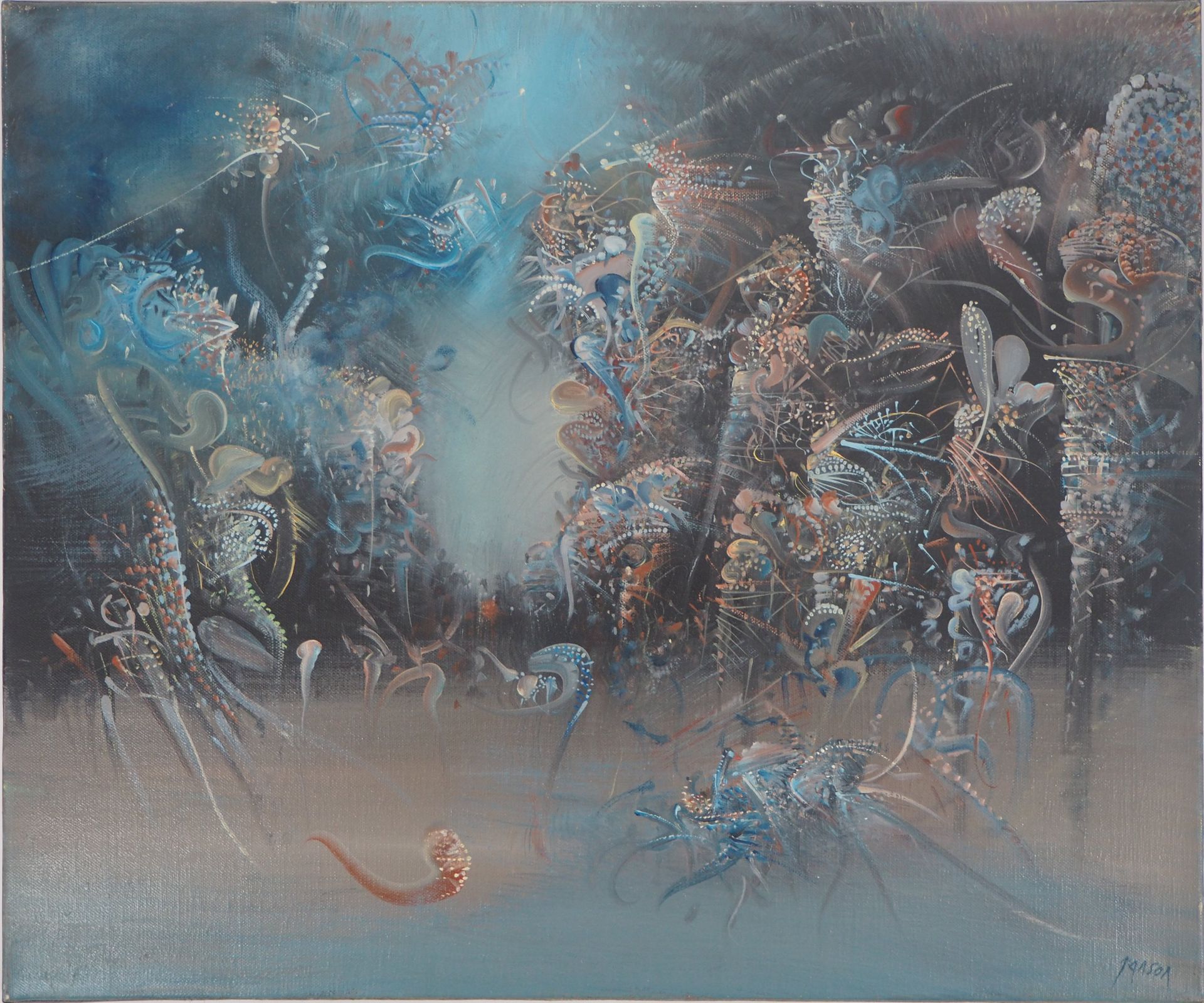 Marc JANSON 马克-詹森(1930-)

超现实主义的海

布面油画

右下方有签名

背面反签

画布上46×55厘米

状况极佳



拍品将由我&hellip;