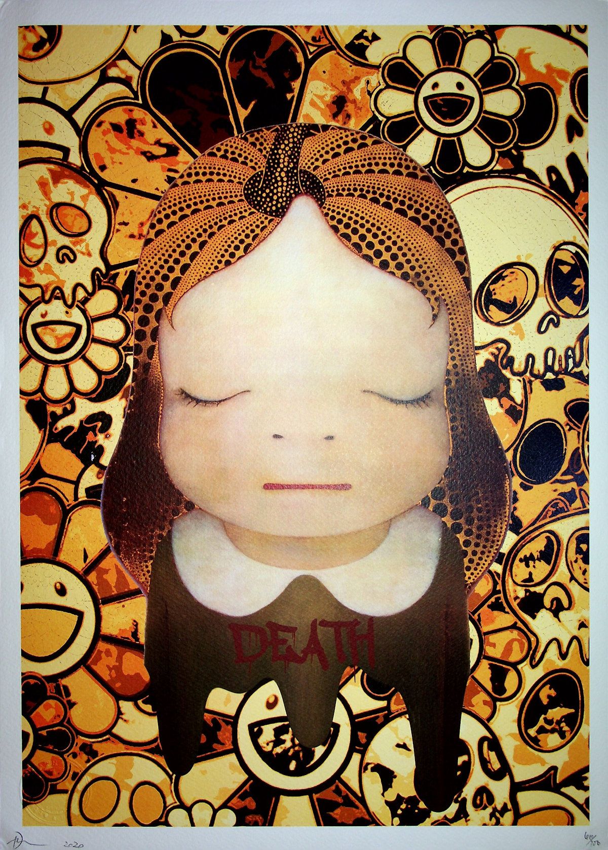 Death NYC Death NYC Skulls and flowers: Nara / Murakami / Kusama, 2020 Original &hellip;