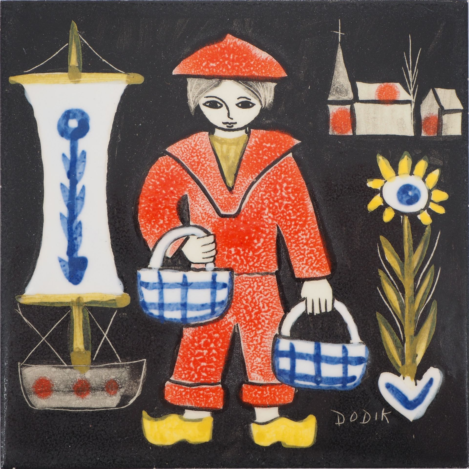DODIK Dodik (aka Dodik Jégou, 1934-)

Breton Scene

Original ceramic (Saint Malo&hellip;