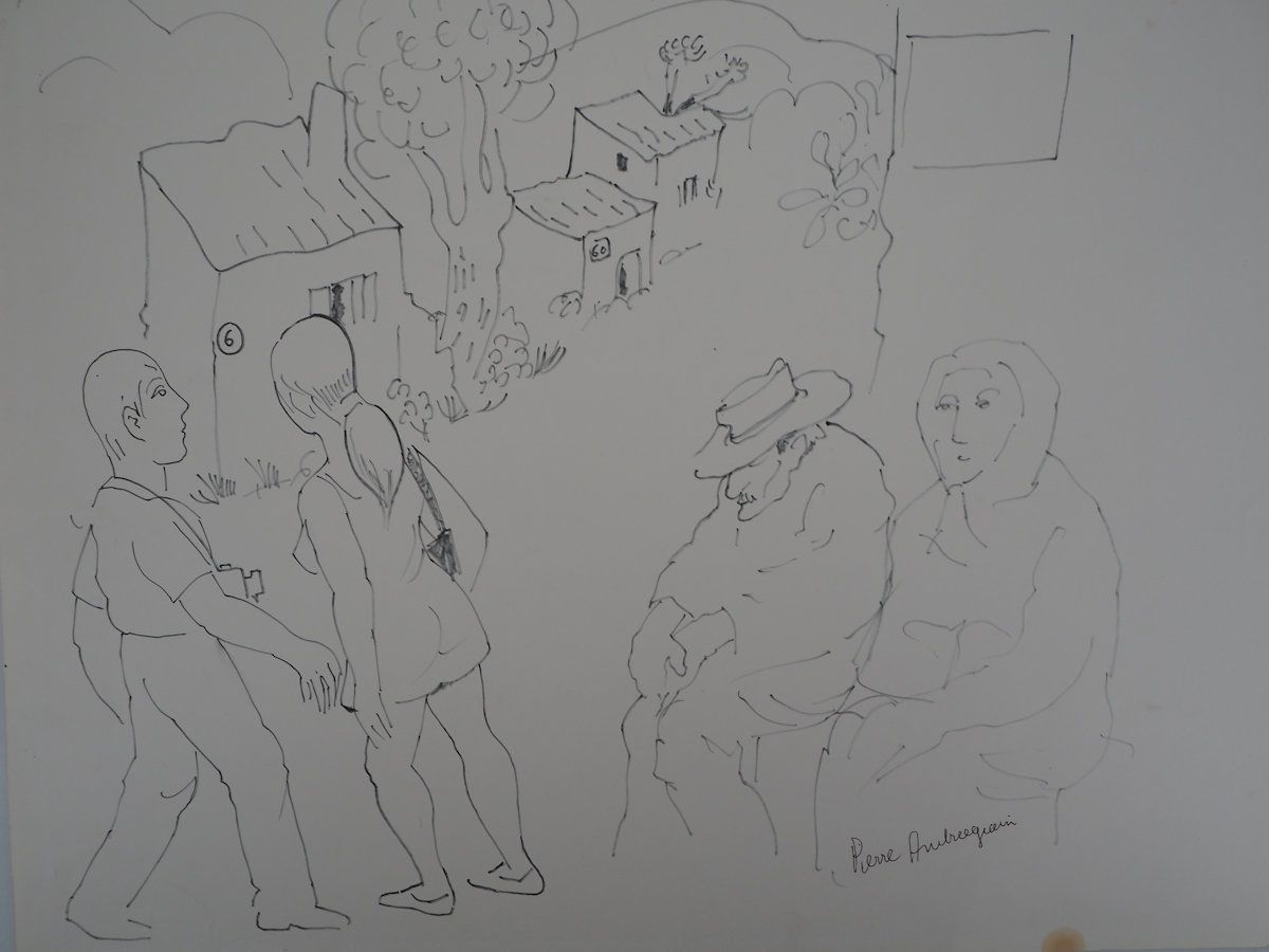 Pierre AMBROGIANI Pierre AMBROGIANI

Les vieux et les touristes

Dessin original&hellip;