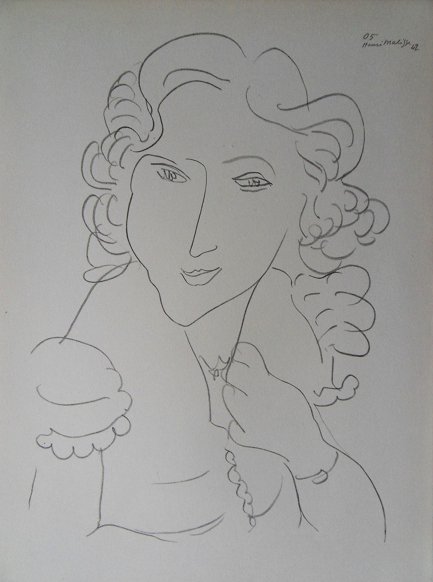 Henri MATISSE Henri Matisse (1869-1954)(d'après)

La duchesse, 1943

Lithographi&hellip;