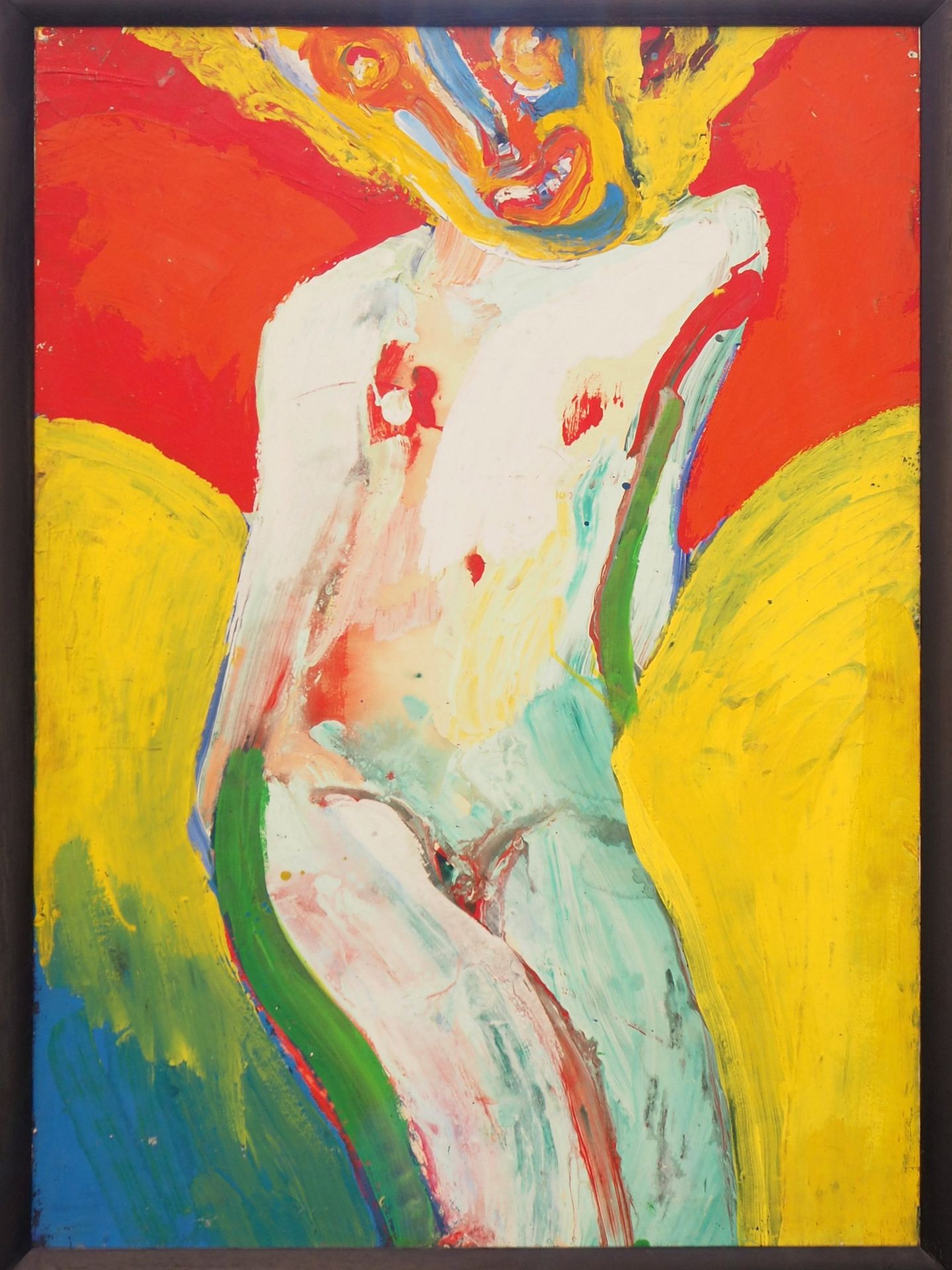 Bengt LINDSTROM 本特-林德斯特罗姆 (1925-2008)

快乐的年轻女孩

纸上油彩，装在面板上

无符号

画板上 107 x 77 cm&hellip;