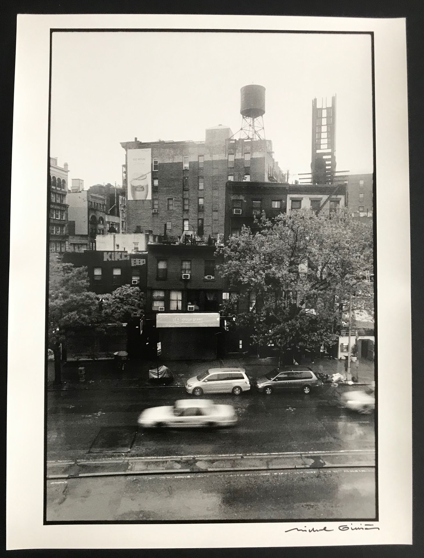 MICHEL GINIES Michel GINIÈS New York City, Building, 2003 Silver print signed an&hellip;
