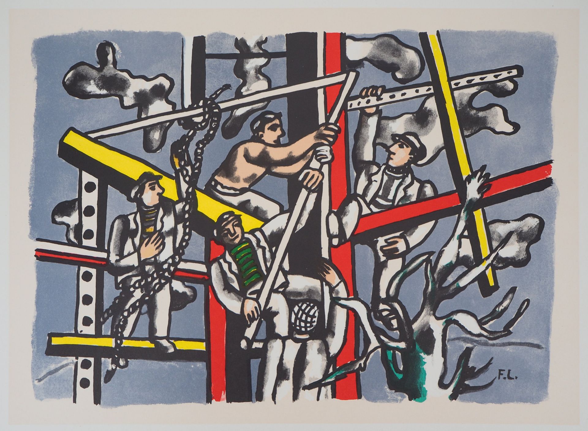 Fernand Leger Fernand Léger (1881 - 1955)

Die Baumeister

Farblithographie

Sig&hellip;