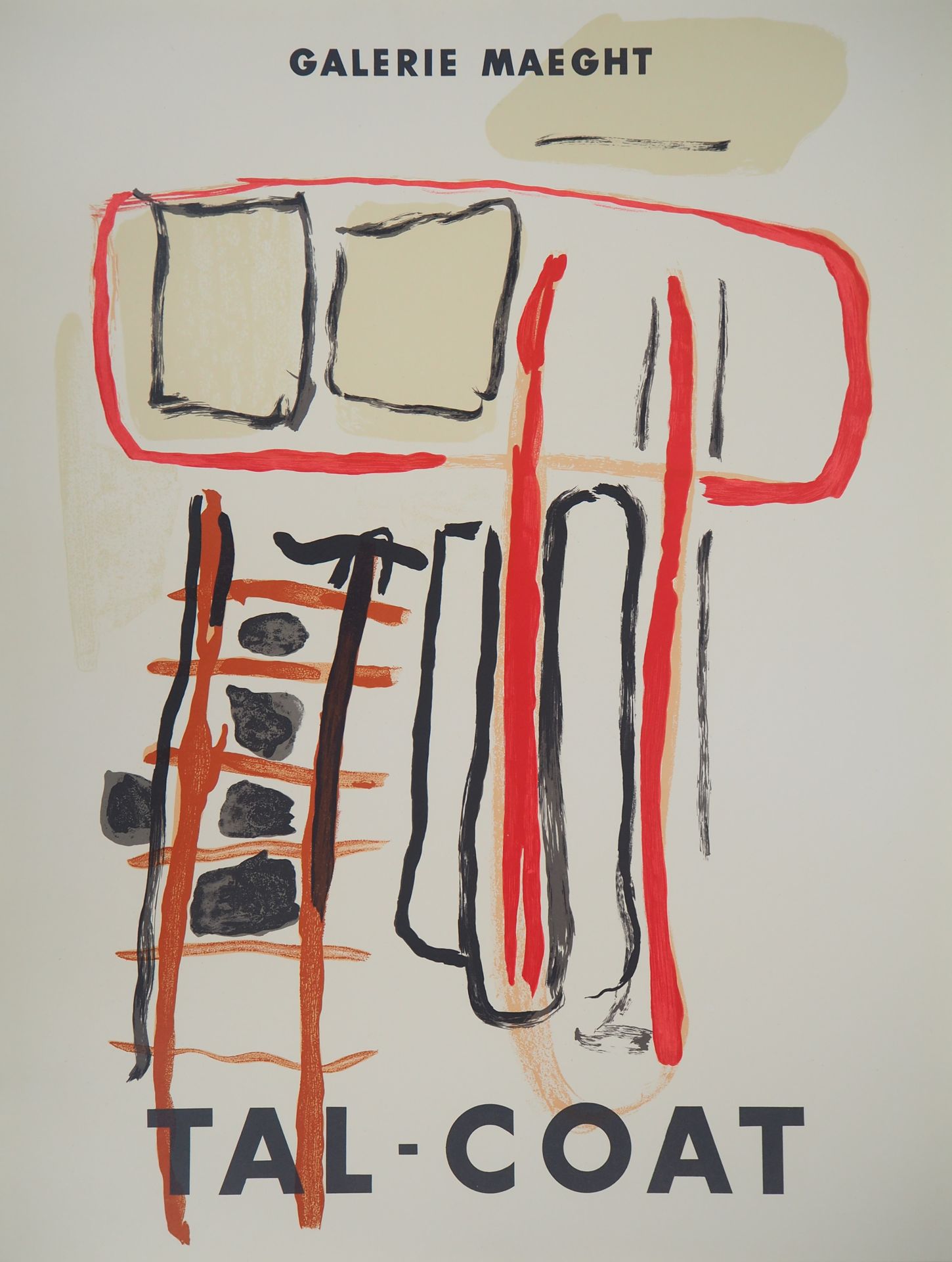 Pierre TAL COAT Pierre TAL-COAT

Composición abstracta, 1956

Cartel litográfico&hellip;