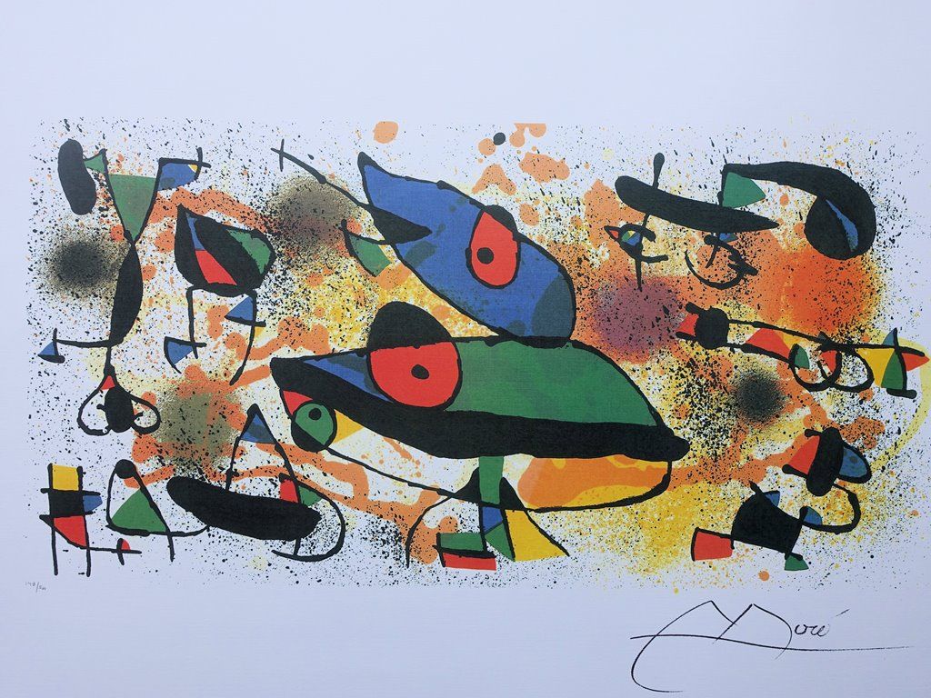 Joan Miro JOAN MIRO (1893-1983) (after)

Sculpture II

Lithographic impression a&hellip;