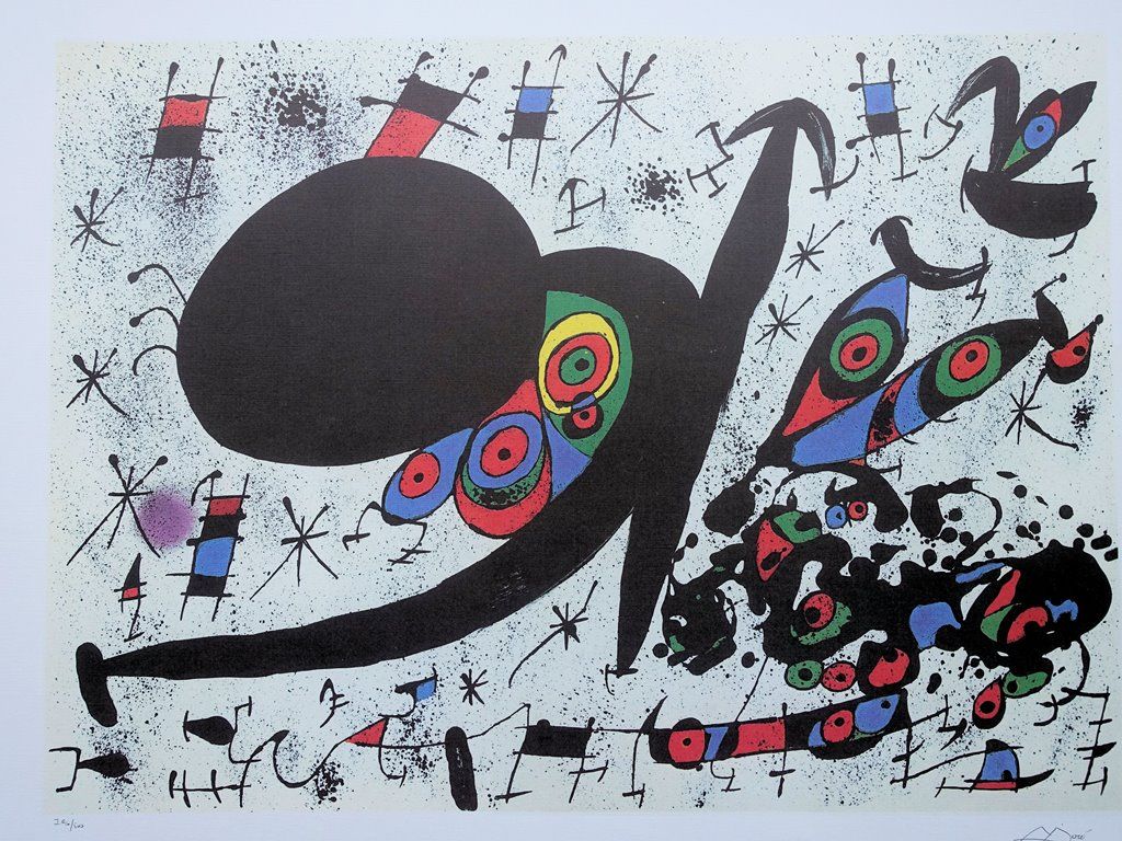 Joan Miro JOAN MIRO (1893-1983) (nach)

Hommage an Joan Pratts

Sehr schöner lit&hellip;