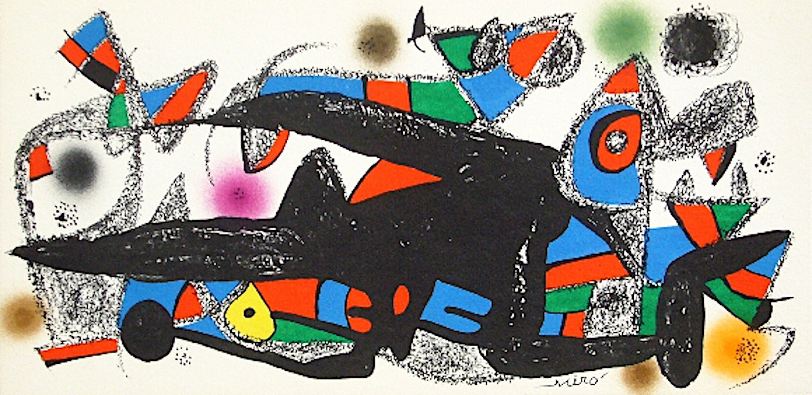 Joan Miro Joan MIRÓ

雕塑家米罗，丹麦，1974年

在版上签名的原版石版画

在瓜尔罗纸上

参考资料: Cramer no. 939

&hellip;