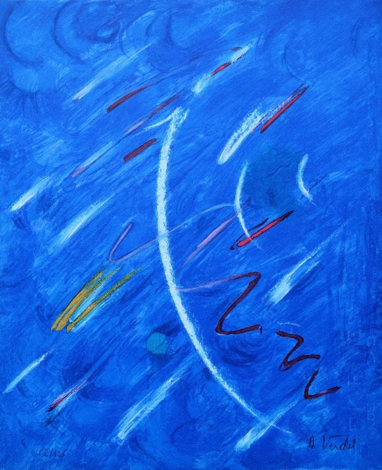André VERDET André VERDET (1913-2004)

Blue dream

Original lithograph

Handsign&hellip;