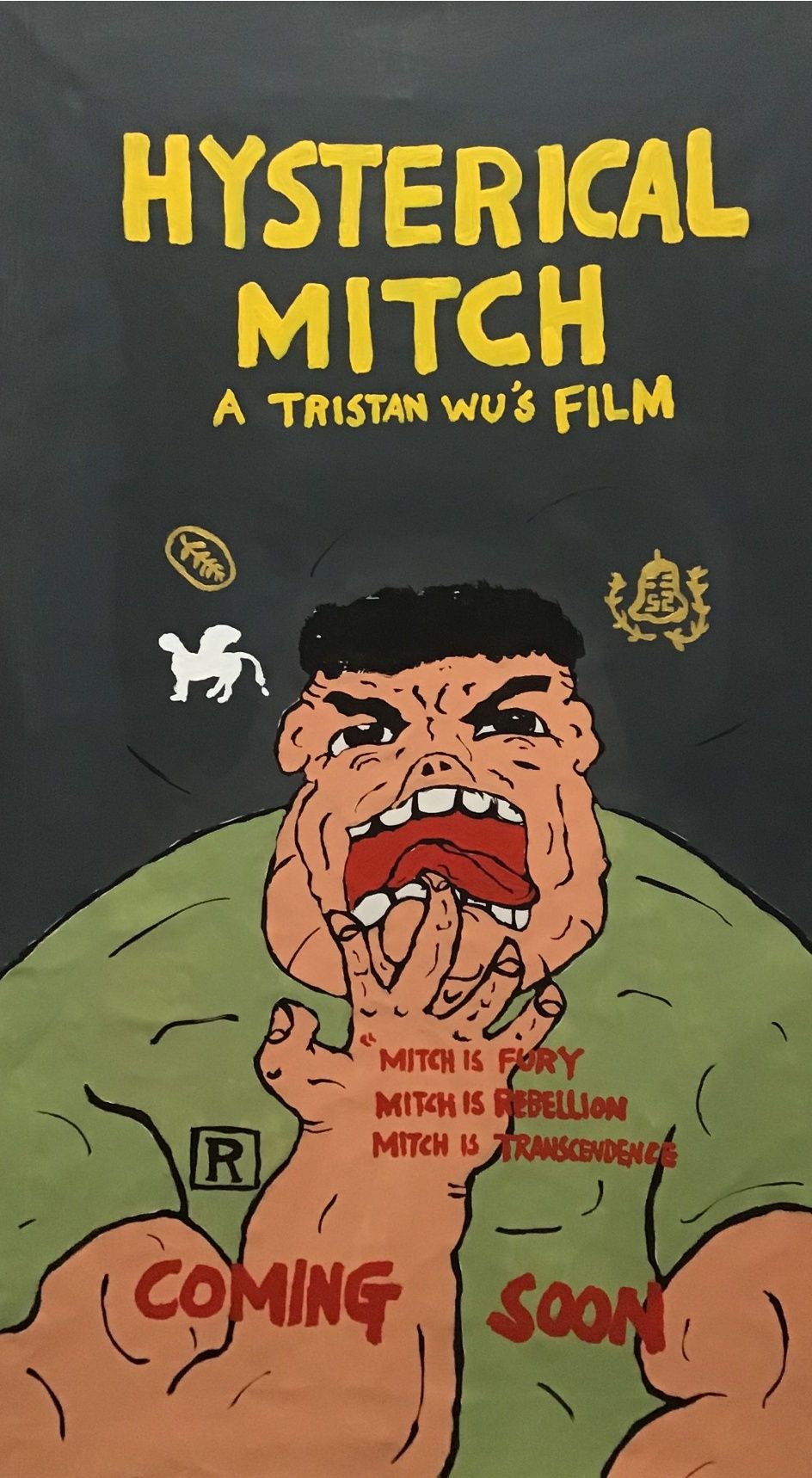 Tristan WU Tristan Wu

Hysterical Mitch, 2019

Acrylique sur papier

Signée au d&hellip;