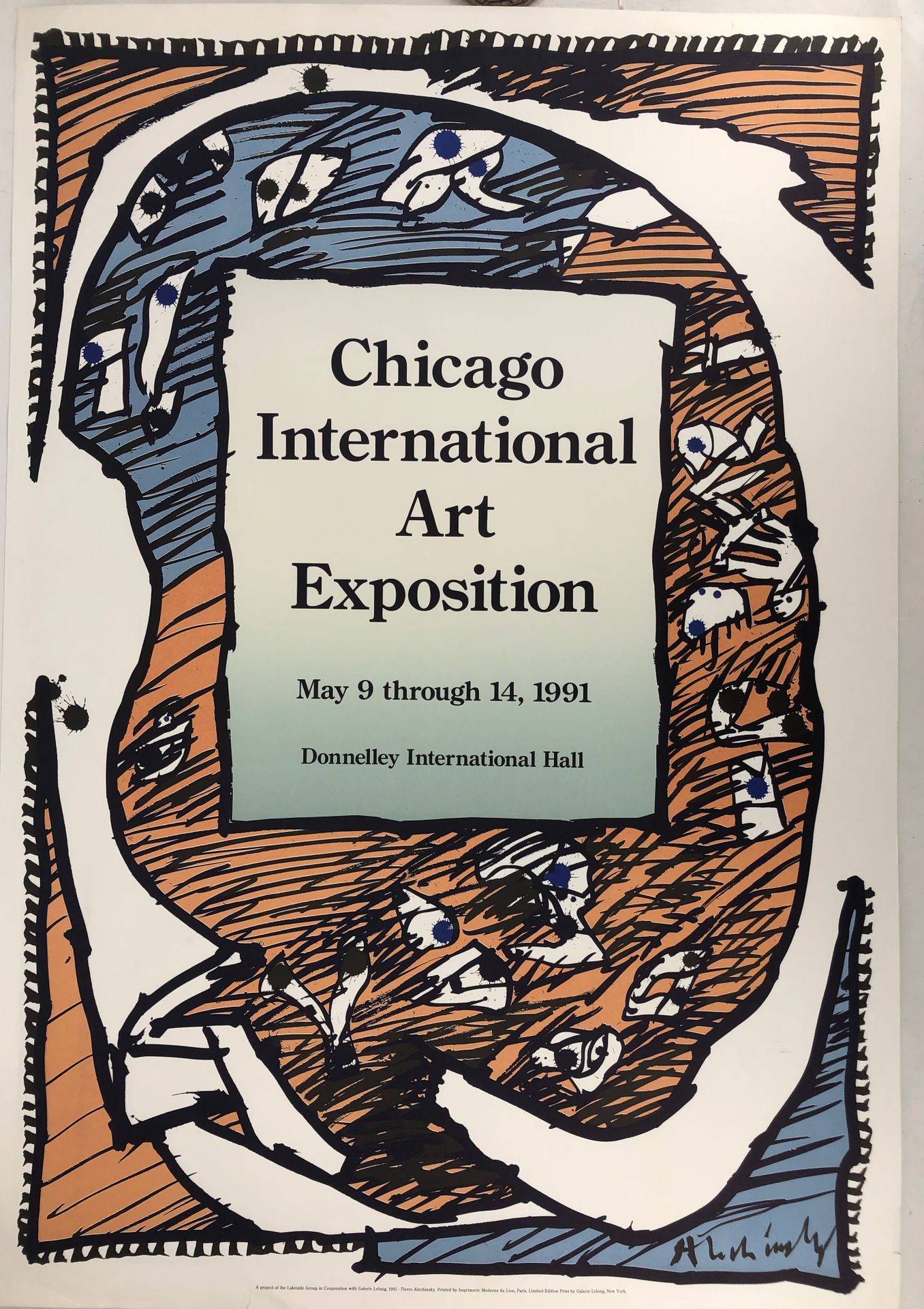 Pierre ALECHINSKY Pierre ALECHINSKY

芝加哥国际艺术展

平版印刷的原始海报

格式90 x 76厘米。

完美的状态


&hellip;