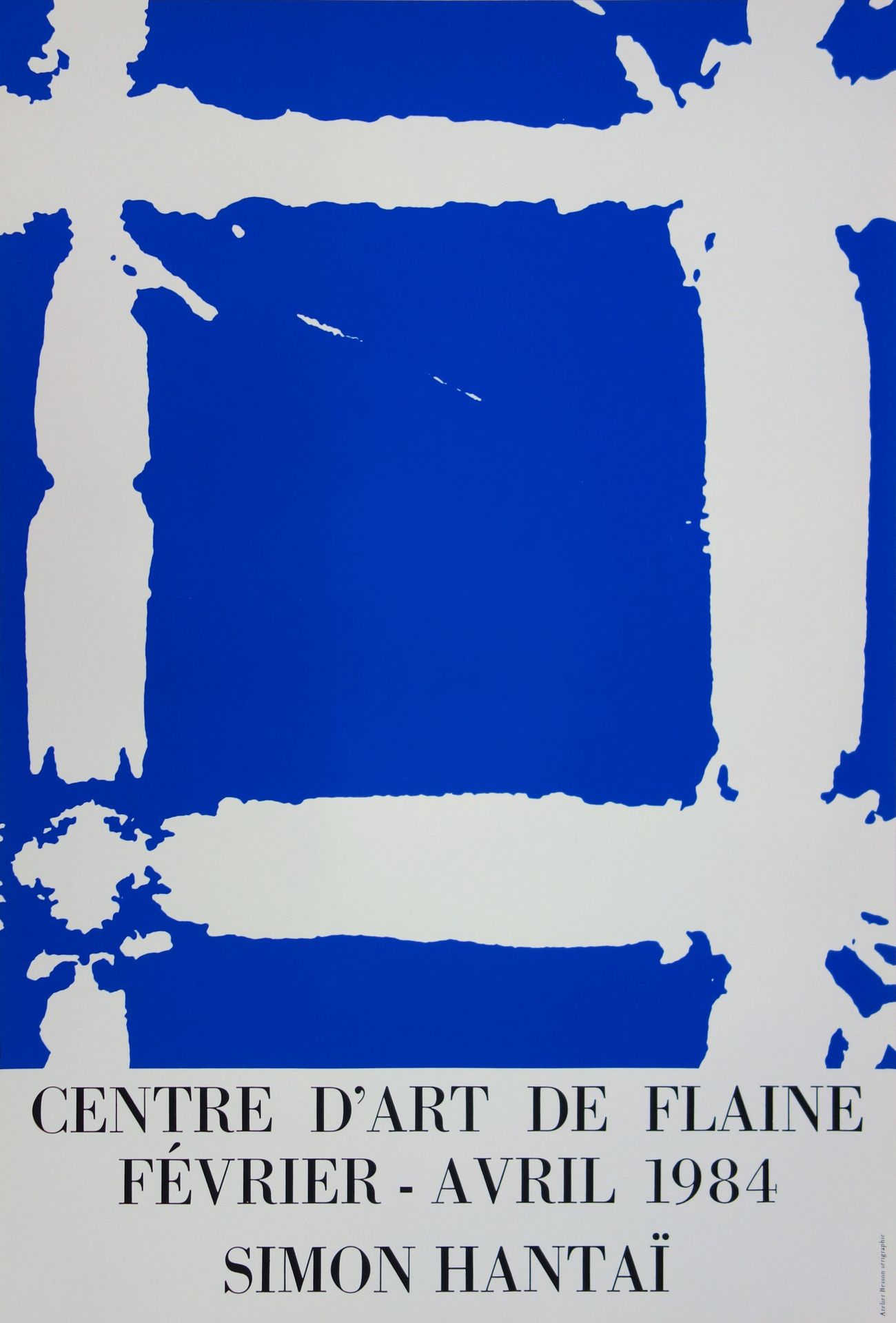 Simon HANTAI Simon Hantaï (1922-2008)

Tabula Bleue

Sérigraphie originale (atel&hellip;