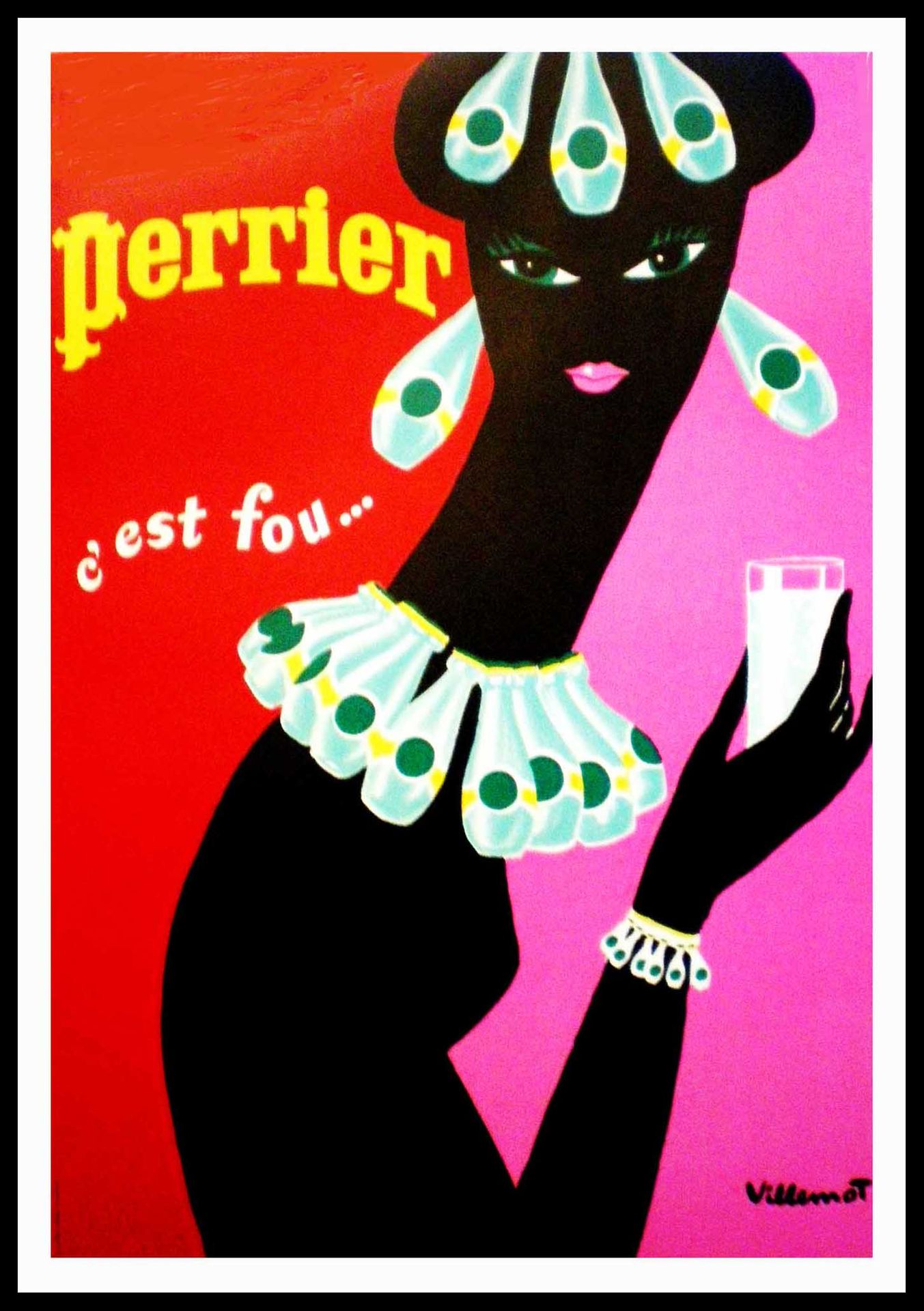 Bernard VILLEMOT Bernard Villemot

Perrier c'est fou, 1977

Affiche originale

A&hellip;