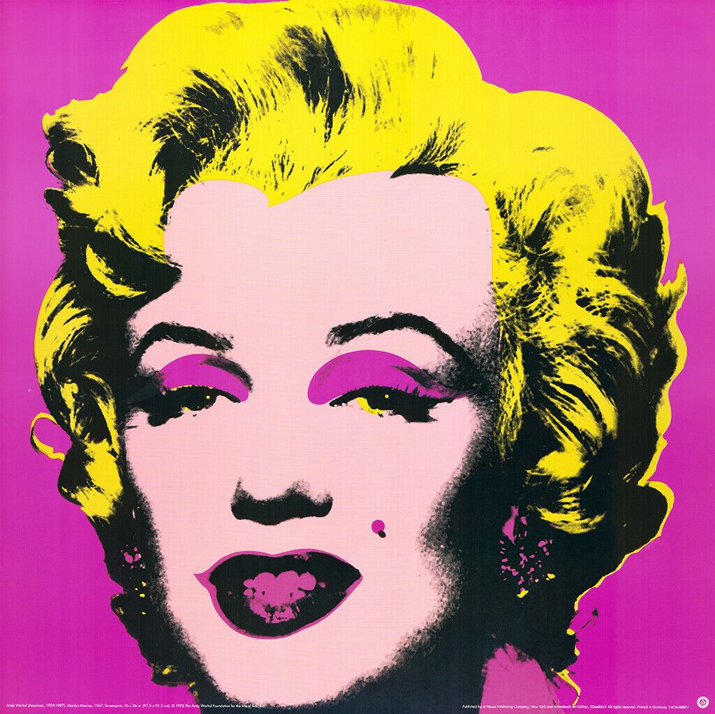 ANDY WARHOL 安迪-沃霍尔（1928-1987）（后）。

Marilyn Rose, 1993

在1967年的原作基础上，用厚纸印刷。

尺寸：6&hellip;