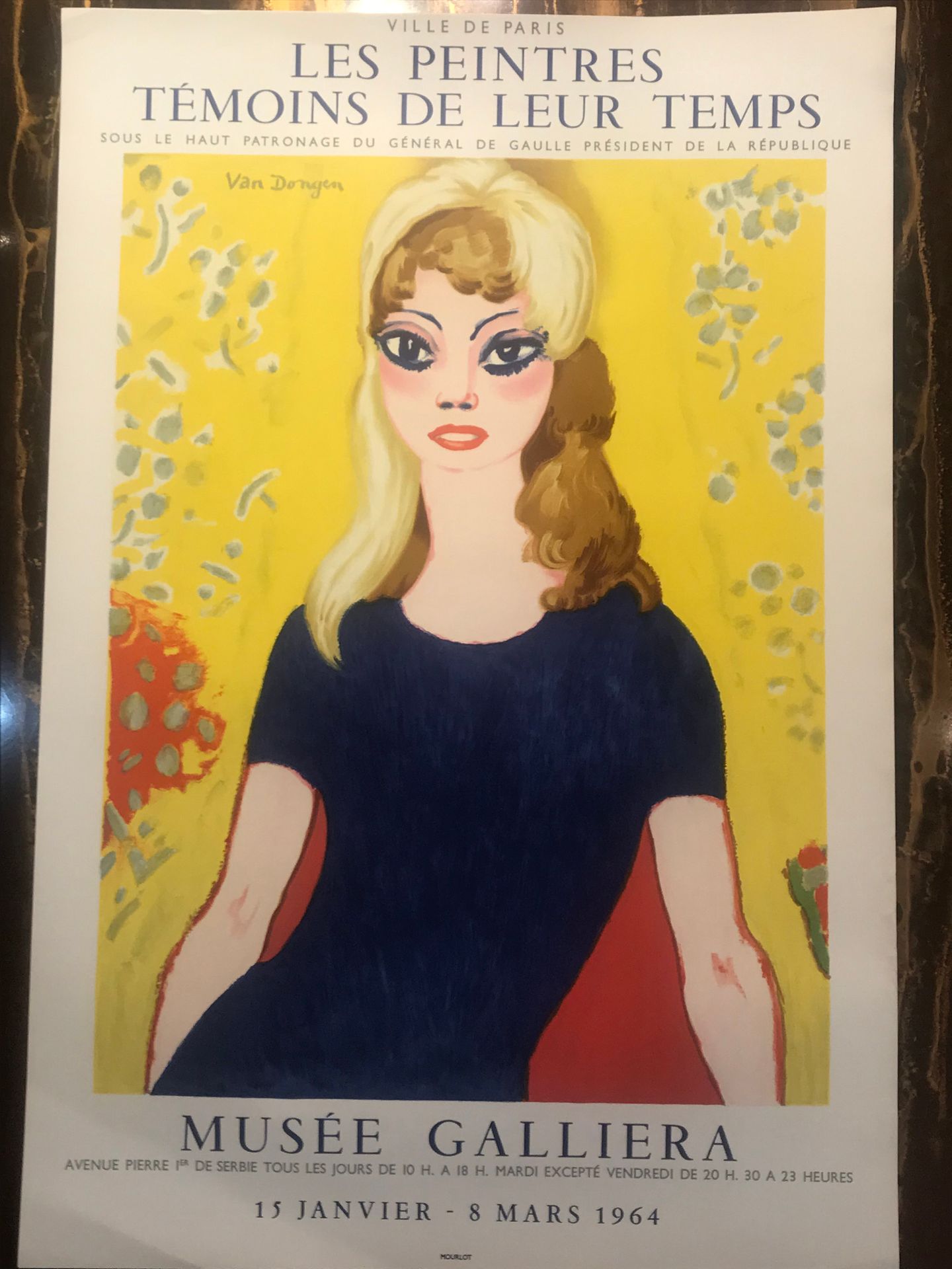 Kees Van Dongen Kees van Dongen (d'après)

Brigitte Bardot, 1964

Affiche lithog&hellip;