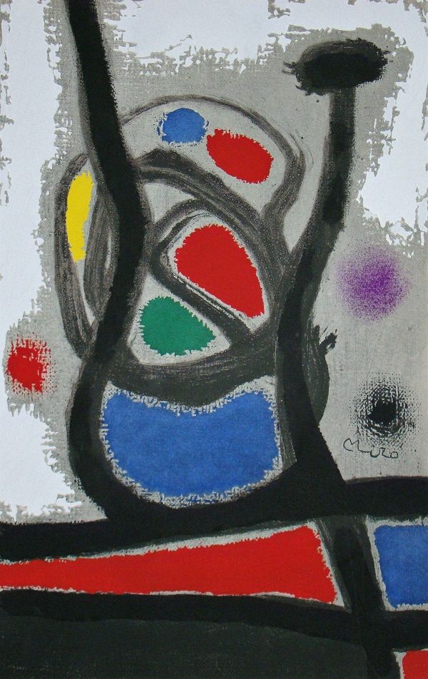 Joan Miro Joan MIRO (d'après)

Femme II, 1967

Pochoir en couleurs sur vélin d'A&hellip;