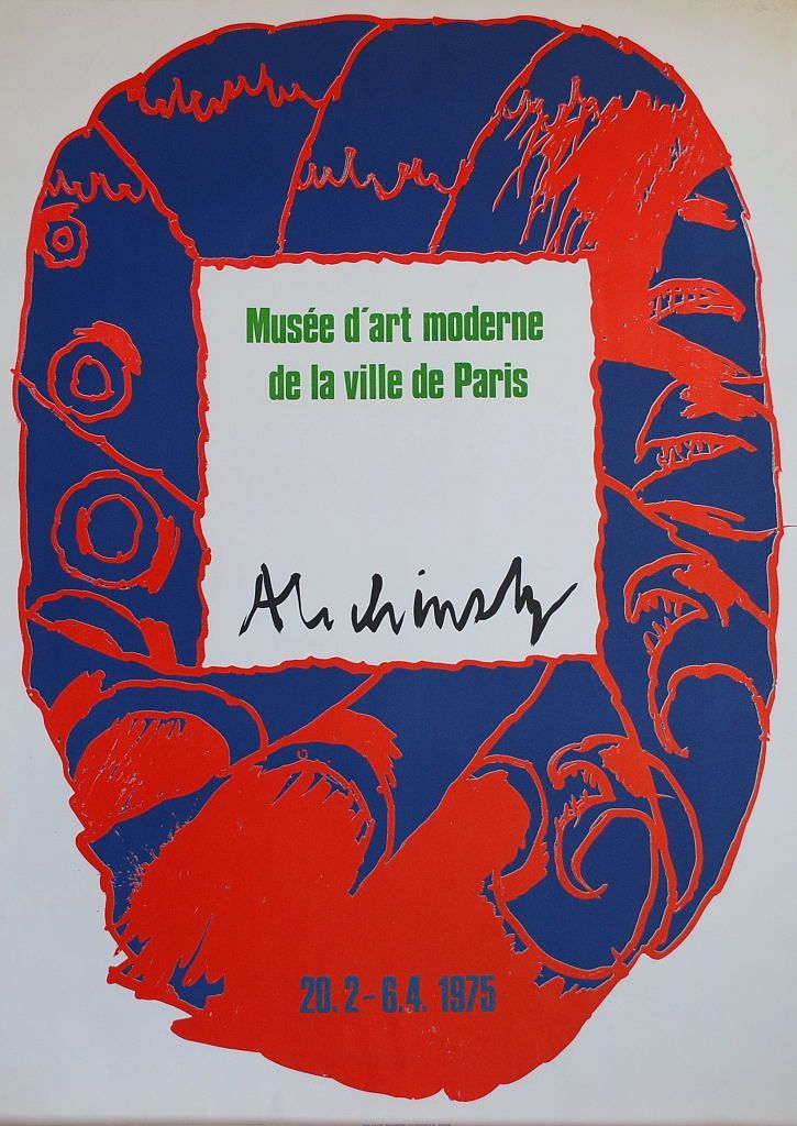 Pierre ALECHINSKY 皮埃尔-阿拉钦斯基 (1927)

 巴黎市现代艺术博物馆

 

 原始海报，1975年

 格式：78 x 56 cm
&hellip;