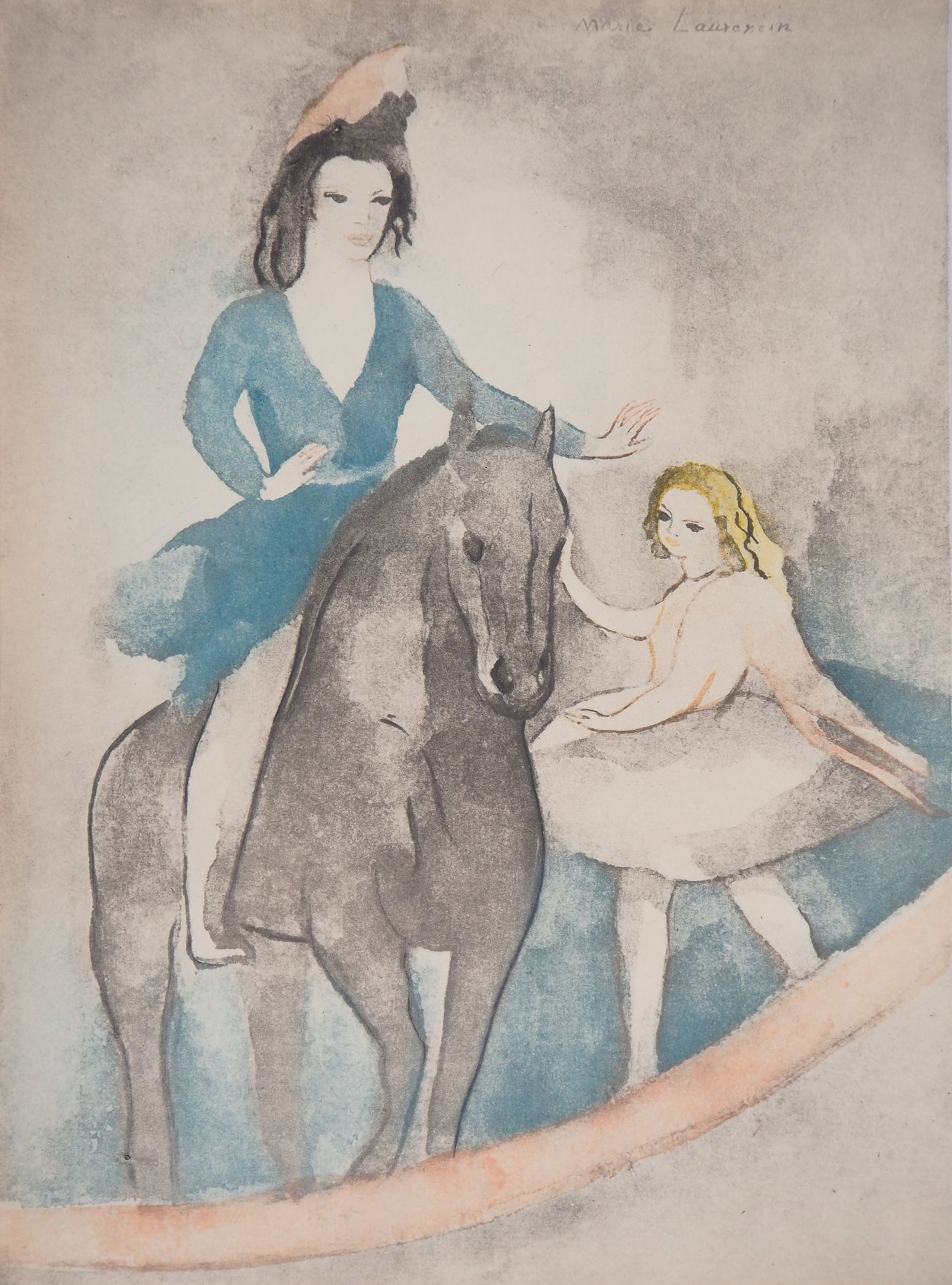 MARIE LAURENCIN Marie LAURENCIN

关于舞蹈的对话

阿凯斯牛皮纸上的彩色蚀刻画

板块中的签名

38 x 28 cm

状况极&hellip;
