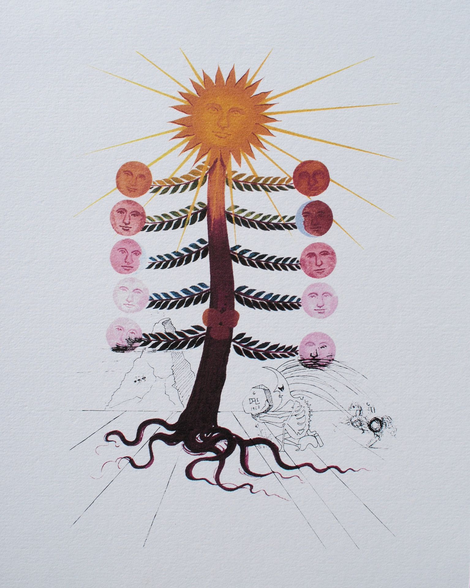 Salvador DALI Salvador Dali (1904-1989) (after)

Face tree

Genuine Lithograph f&hellip;