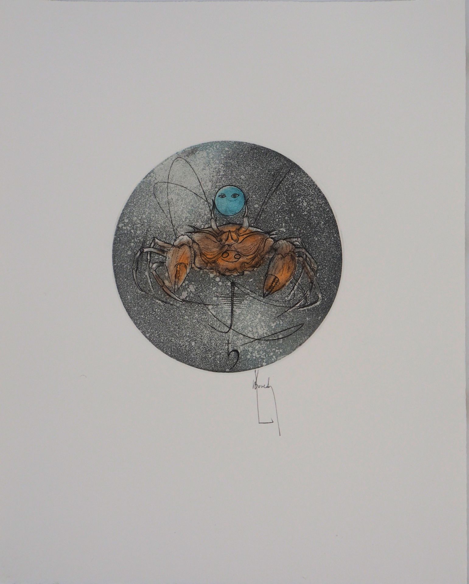 Bernard LOUEDIN Bernard LOUEDIN (1938)

星座; 巨蟹座, 1999年

原始蚀刻画

用铅笔签名

牛皮纸上 29 x &hellip;