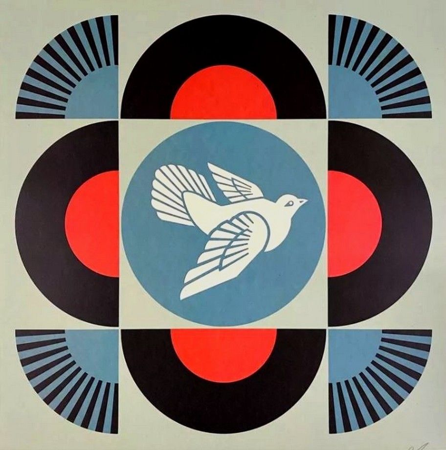 Shepard FAIREY Shepard Fairey (Obey)

Colomba geometrica (nero), 2021

Stampa of&hellip;