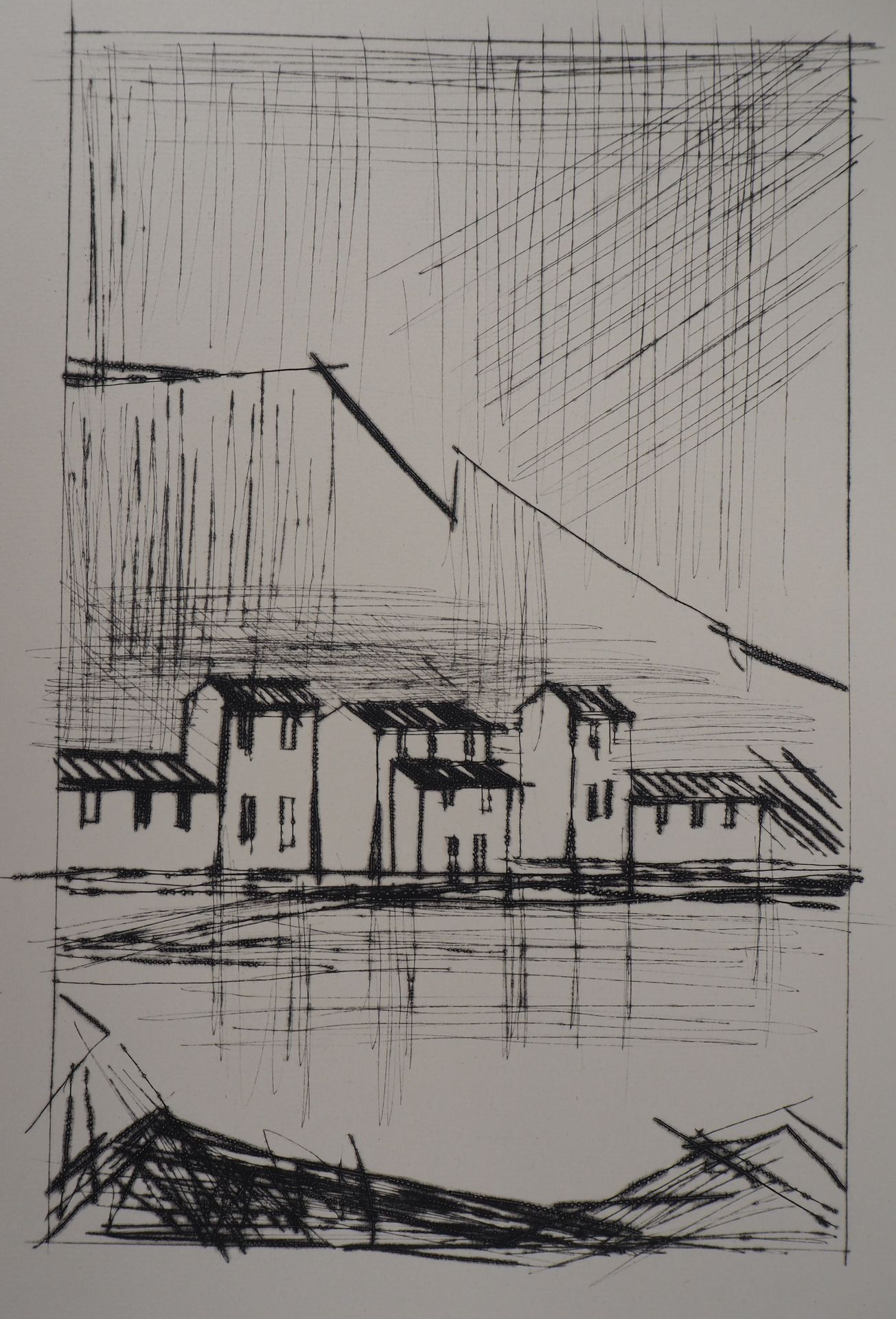 Bernard Buffet 伯纳德-巴菲特 (1928-1999)

阿玛尔菲海岸（那不勒斯

原创干点版画

牛皮纸上 38 x 28 厘米

无符号

参&hellip;
