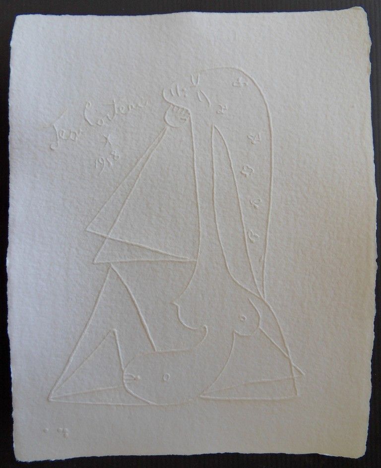 JEAN COCTEAU 让-科克托（后

梦想家

通过压印进行木刻

板块中的签名

在Colombe纯棉牛皮纸上，400g/m² 31 x 24 cm

&hellip;
