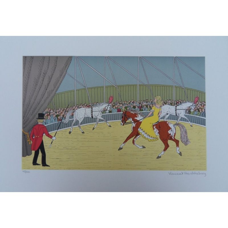 Vincent HADDELSEY Vincent HADDELSEY

"Circus horse"

Original lithograph on ston&hellip;