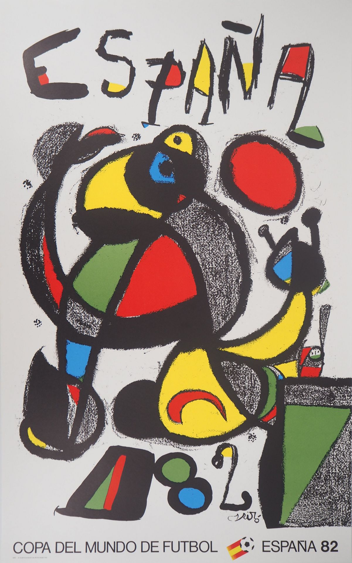 Joan Miro 琼-米罗 (1893-1983)

埃斯帕纳，超现实主义人物，1982年

彩色石版画原作（Arte workshop，Maeght）。

&hellip;