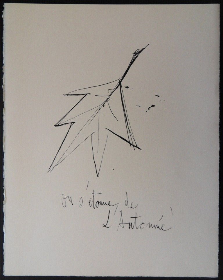 Bernard Buffet 伯纳德-布菲特--参考平版印刷术

黑白平版印刷

让人惊讶的是秋天

- 根据伯纳德-巴菲特为 "我的巴黎 "作品集绘制的图画进&hellip;