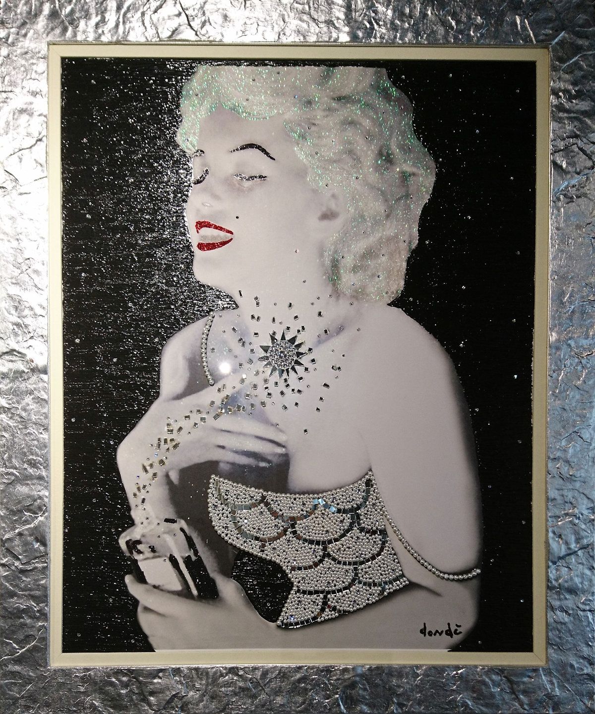 Daniele Dondè Daniele Dondè

 Marilyn Monroe

 

 Tecnica mista su tela (collage&hellip;