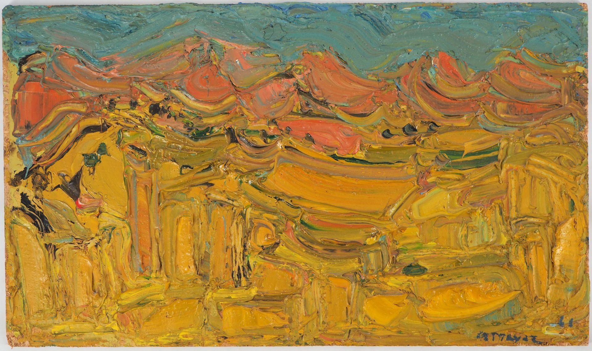 André COTTAVOZ André COTTAVOZ (1922-2012)

Valley illuminated by the sun

Oil on&hellip;
