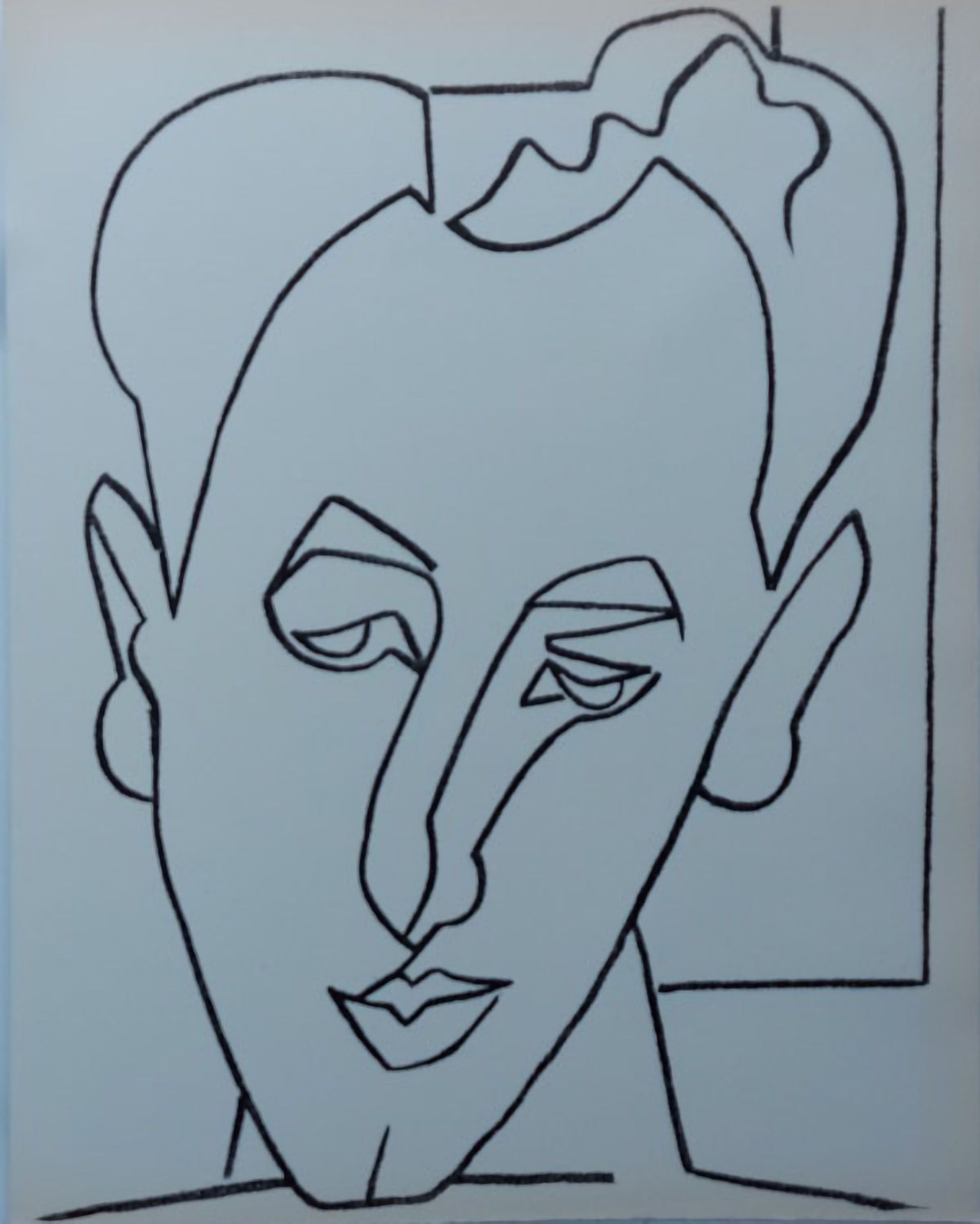 FRANÇOISE GILOT Françoise GILOT

喜爱之页, 1951

黑白石板画原作，出自安德烈-韦尔德的《爱的页面》一书，印在着色的MAR&hellip;