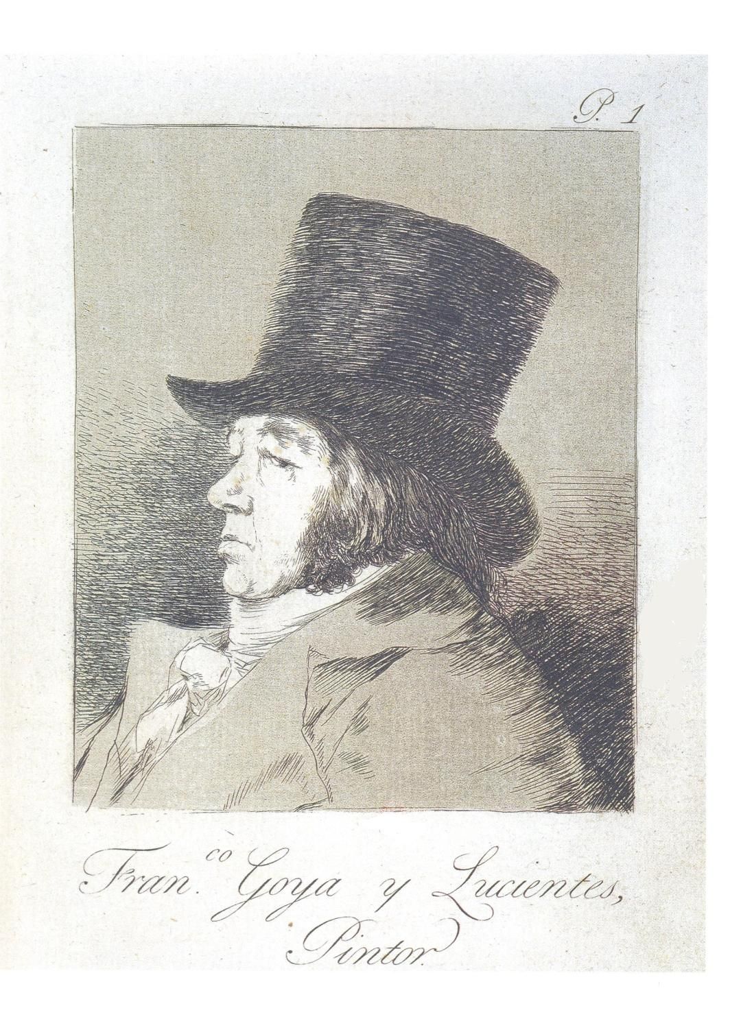 Francisco GOYA Francisco Goya y Lucientes

 Autoportrait, 1799

 

 Gravure orig&hellip;