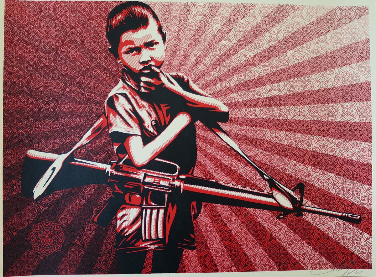 Shepard FAIREY Shepard Fairey (Obey)

Duality of Humanity 5, 2009

Sérigraphie s&hellip;
