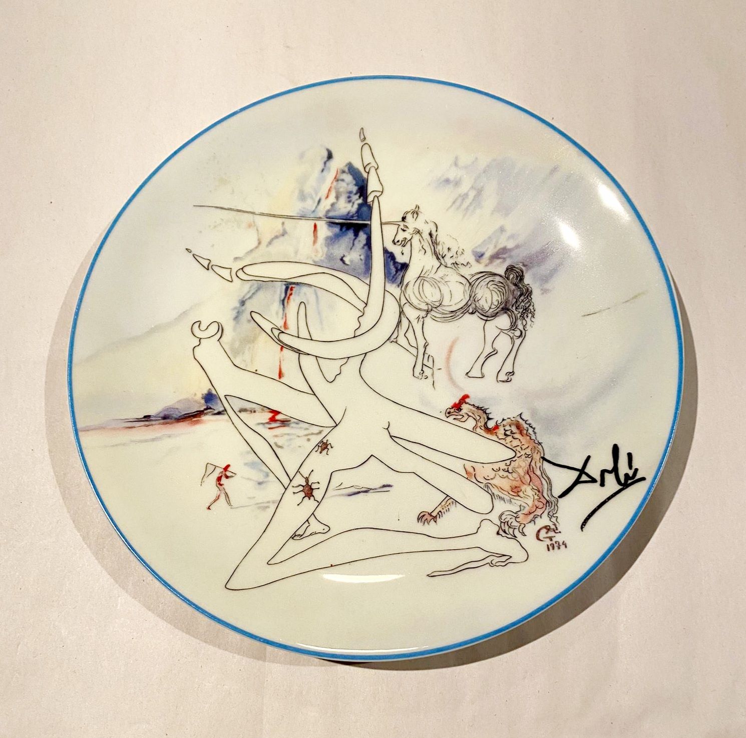 Salvador DALI Salvador Dalí (después) 

 El unicornio láser desintegra los cuern&hellip;