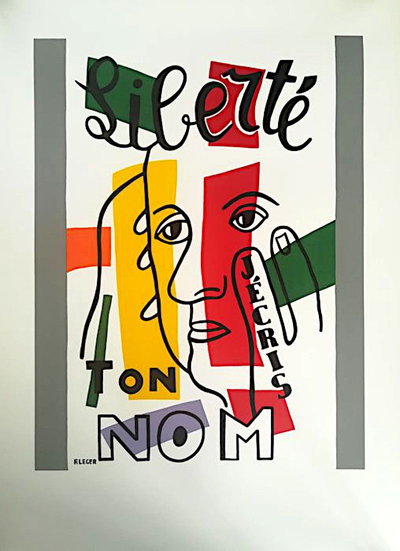 Fernand Leger Fernand Léger (1881-1955)(después)

Libertad, escribo tu nombre

I&hellip;