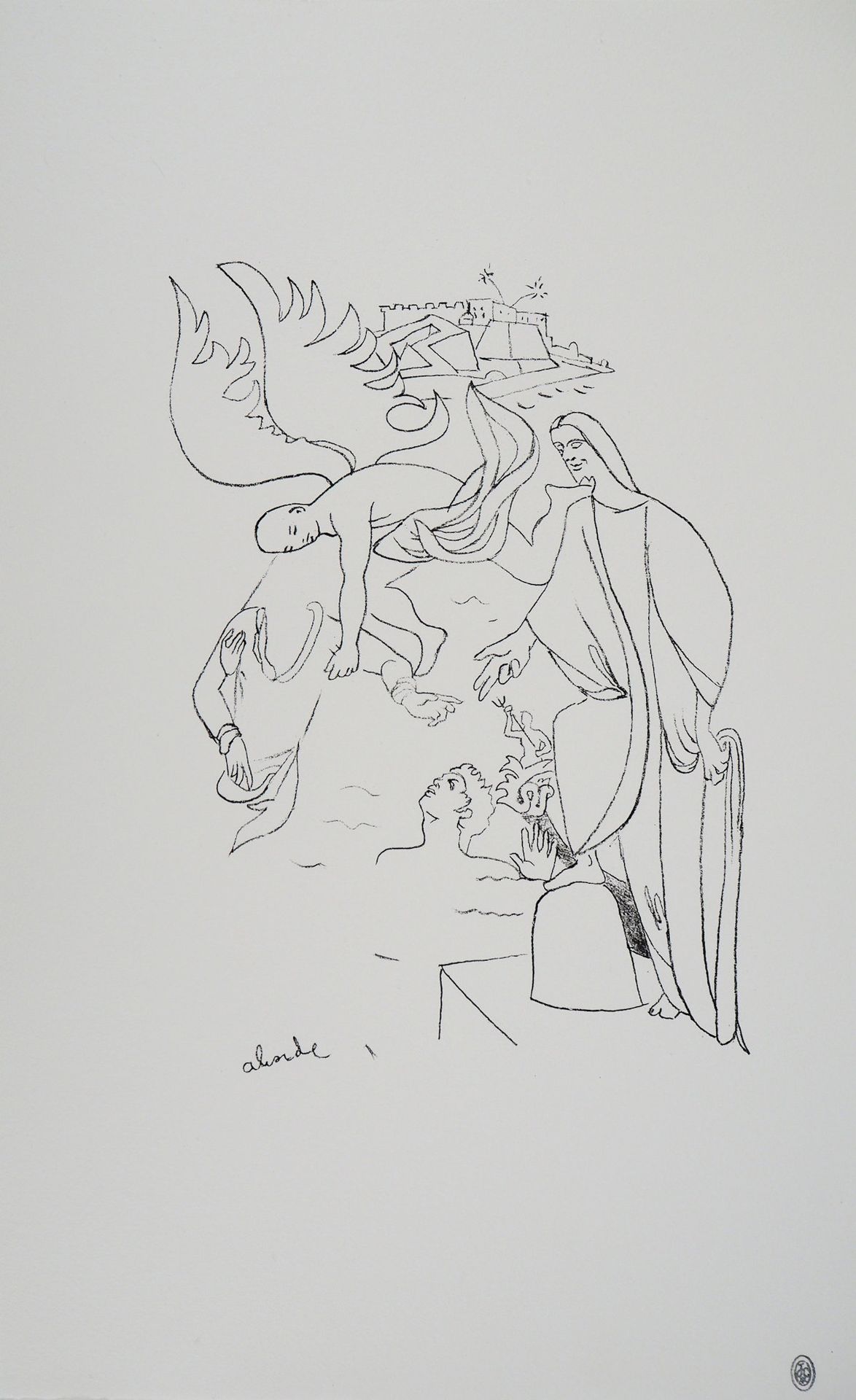 JEAN COCTEAU Jean COCTEAU (1889-1963)

Saint Peter walking on water

Lithograph &hellip;