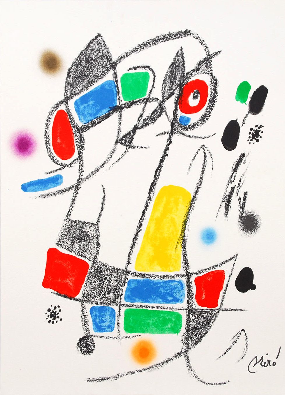 Joan Miro 琼-米罗

Maravillas con variaciones 1 1975

瓜罗梭织纸上的原始石版画

板块中的签名

50 x 35&hellip;