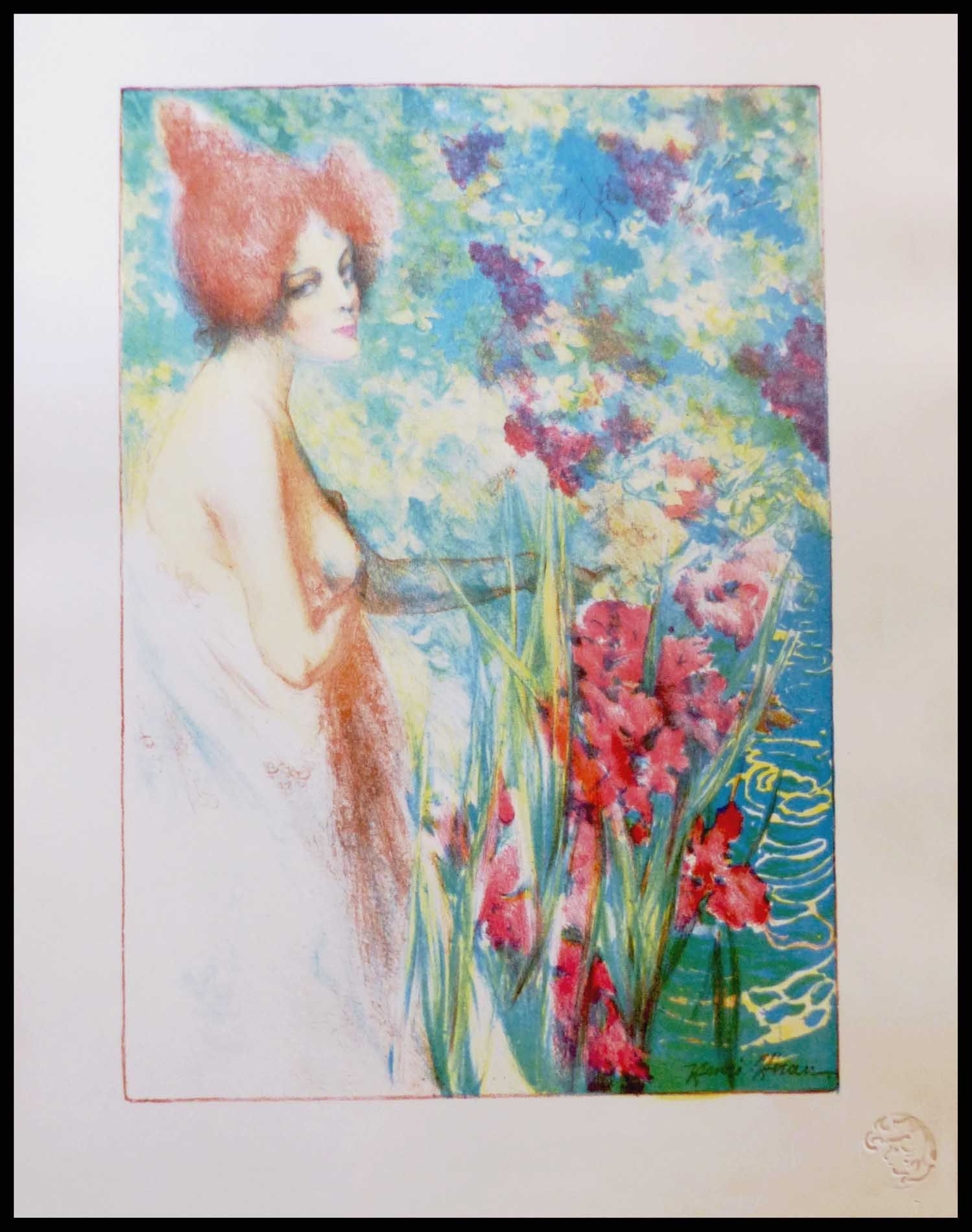 Henri Heran Henri HERAN : (1864 - 1940)

五月的花儿

1897

原始石版画

在盘子里签名的作品

尺寸：40.7 &hellip;