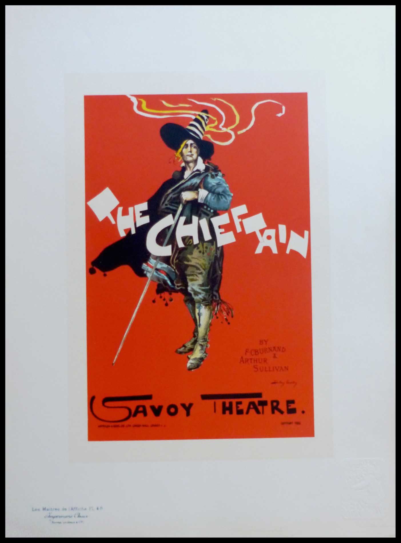 Dudley Hardy Dudley HARDY : (1867 - 1922)

The Chieftain Savoy Theatre

1896

Or&hellip;