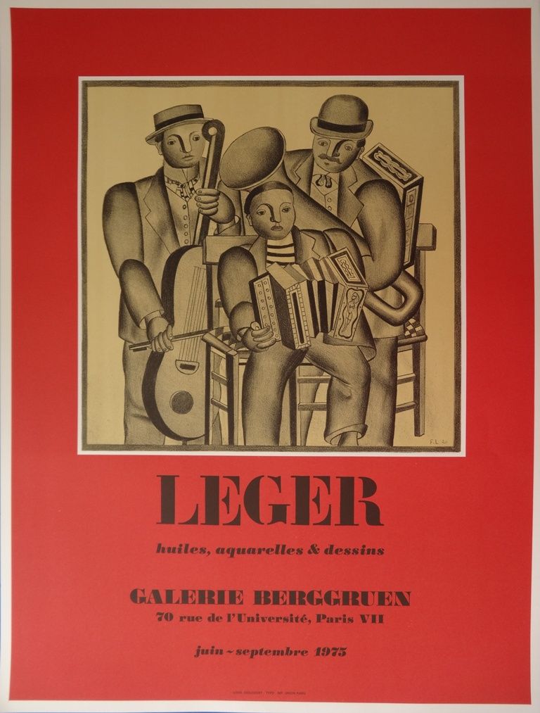 Fernand Leger Fernand LÉGER (1881 - 1955) (后)

浅色油彩、水彩和素描

根据1920年的画作制作的石版画

197&hellip;