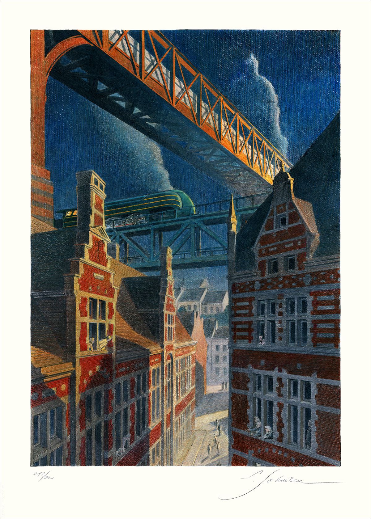 François SCHUITEN François SCHUITEN

Typ 12 - Die Brücke, 2017

 

 Drucktechnik&hellip;