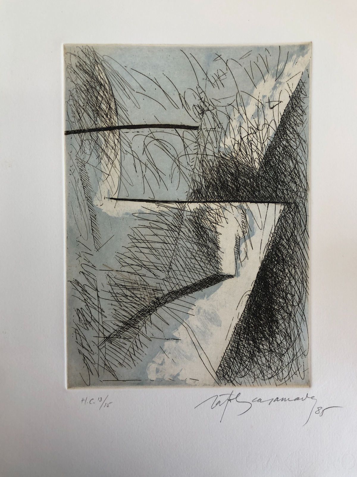 ALBERT RÀFOLS-CASAMADA Albert Ràfols-Casamada

Estrats 1, 1985

 

 艺术家用铅笔签名、注明日&hellip;