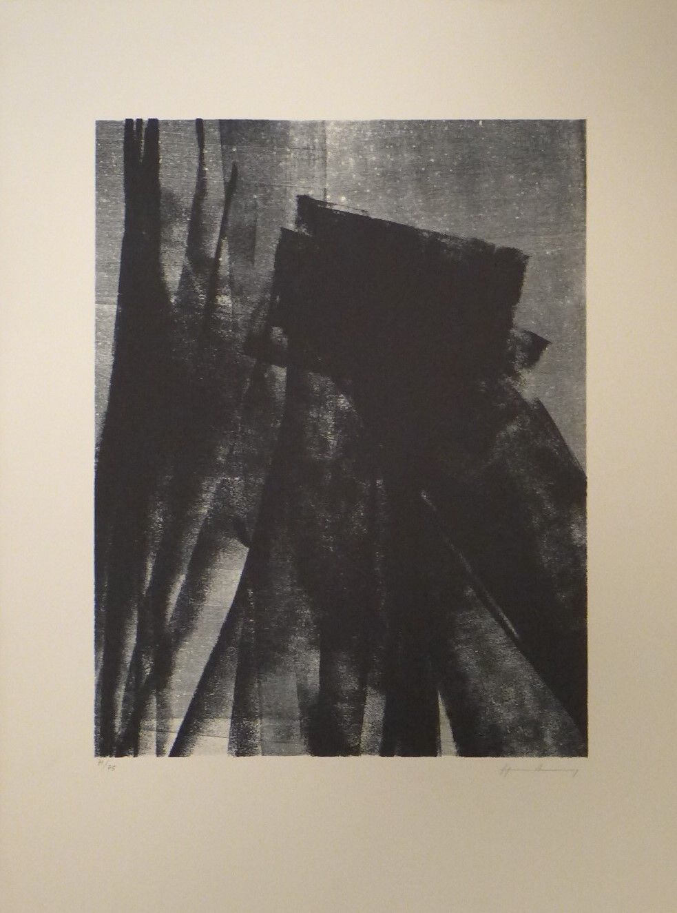 Hans Hartung 汉斯-哈同

AL2, 1977

石版画，共75份

作品有编号，并由艺术家用铅笔签名。

作品尺寸：62厘米 x 40厘米

总尺&hellip;