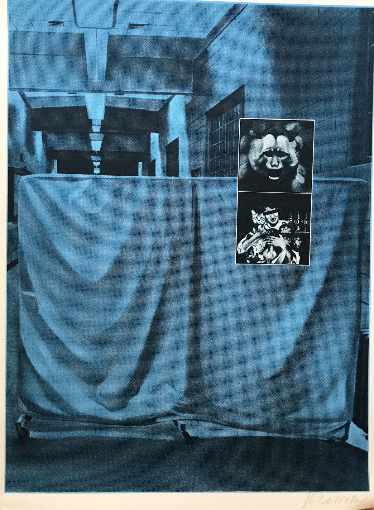 Jacques MONORY 雅克-莫诺里

 美国猴子，1976年

 

 用铅笔签名的绢印画

 纸质版300份。

 出版商 : Philippe Le&hellip;